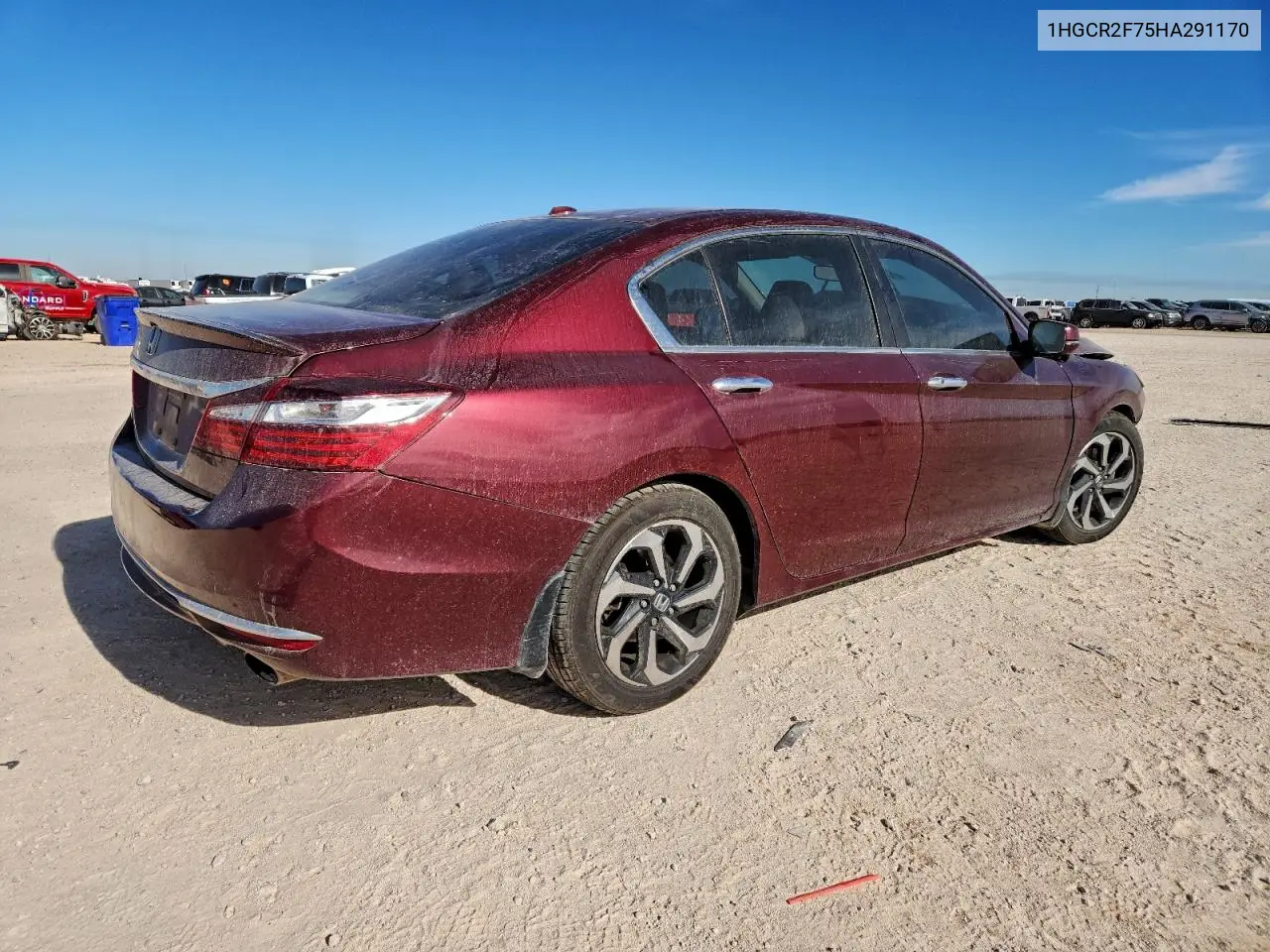 1HGCR2F75HA291170 2017 Honda Accord Ex