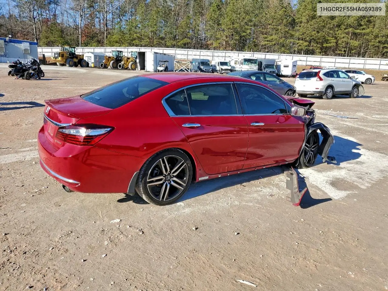 1HGCR2F55HA059389 2017 Honda Accord Sport