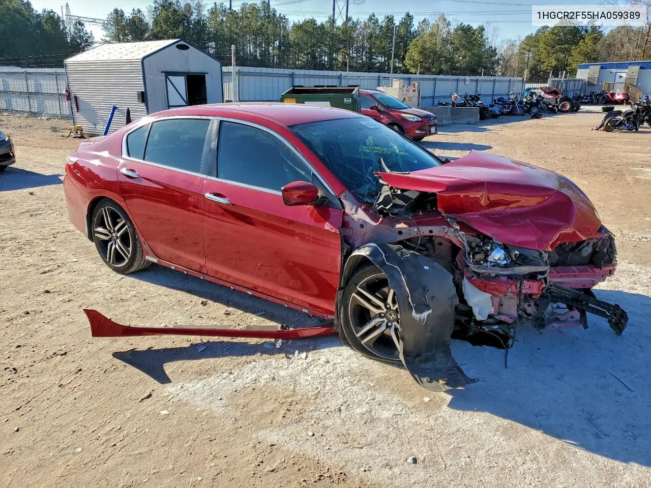 1HGCR2F55HA059389 2017 Honda Accord Sport