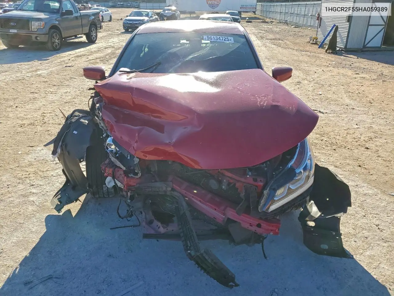 1HGCR2F55HA059389 2017 Honda Accord Sport