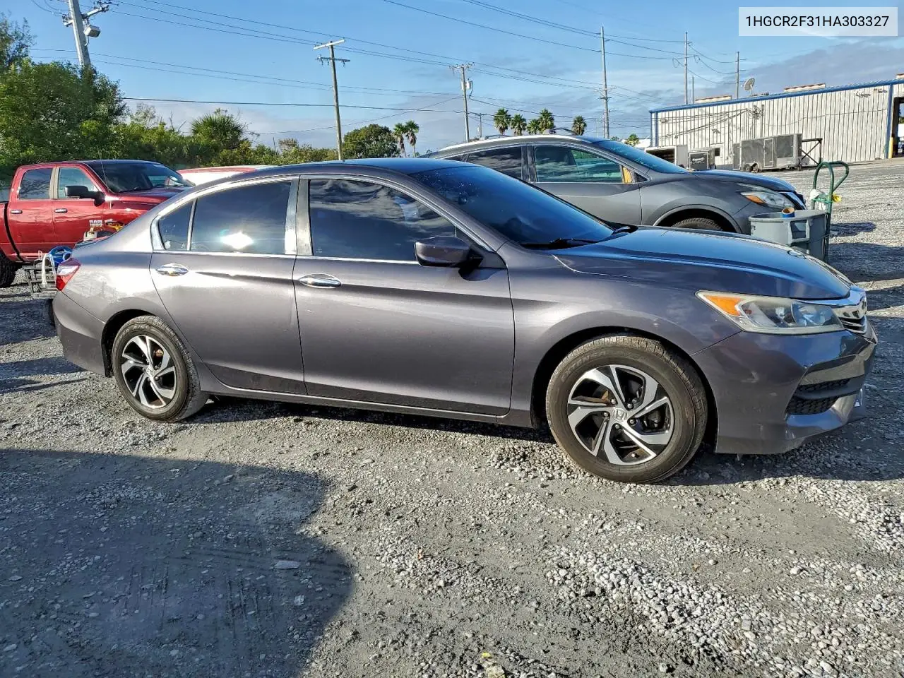 1HGCR2F31HA303327 2017 Honda Accord Lx