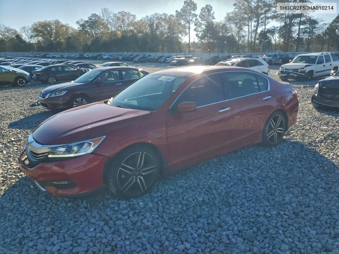 1HGCR2F50HA010214 2017 Honda Accord Sport