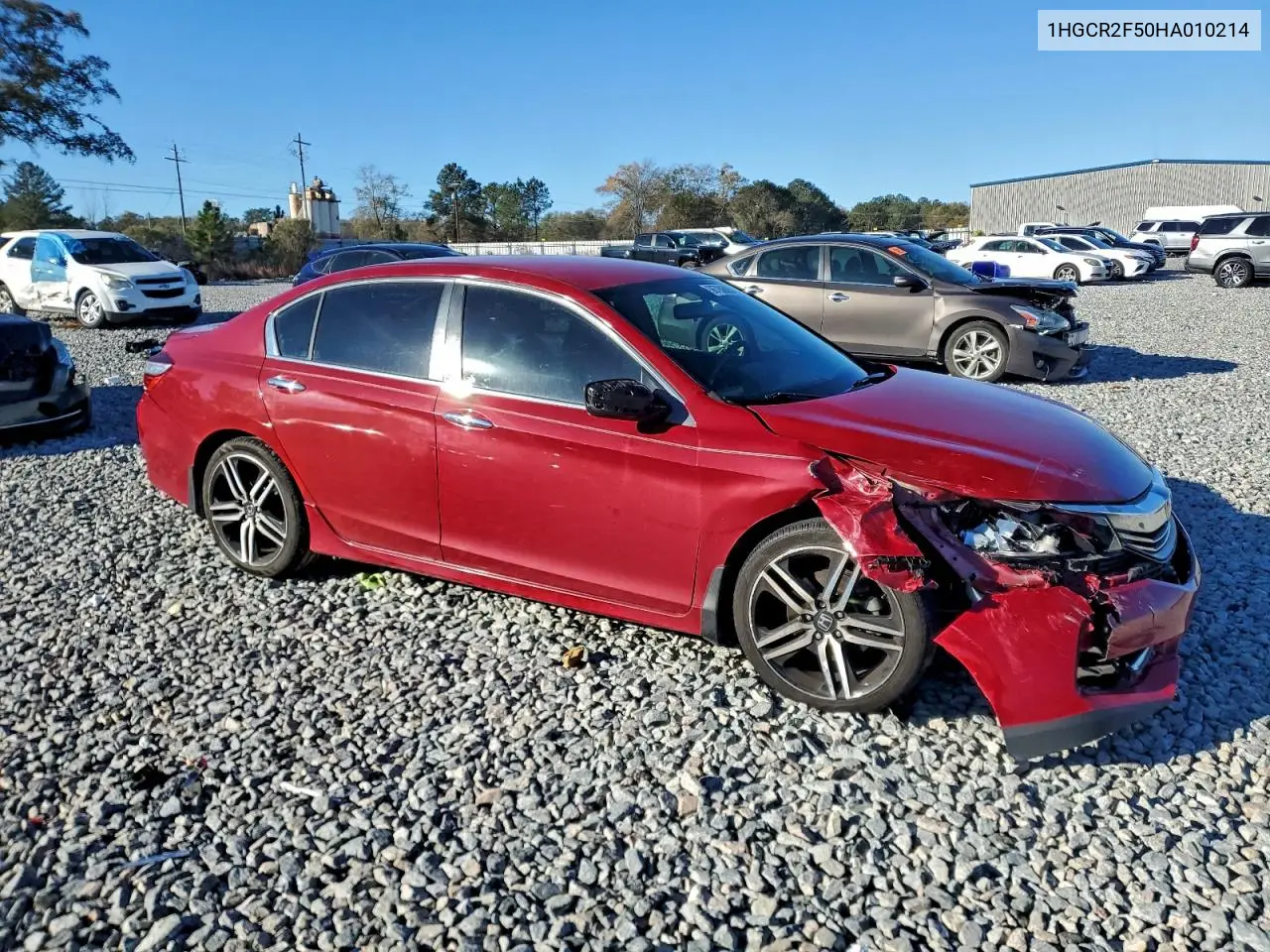 1HGCR2F50HA010214 2017 Honda Accord Sport