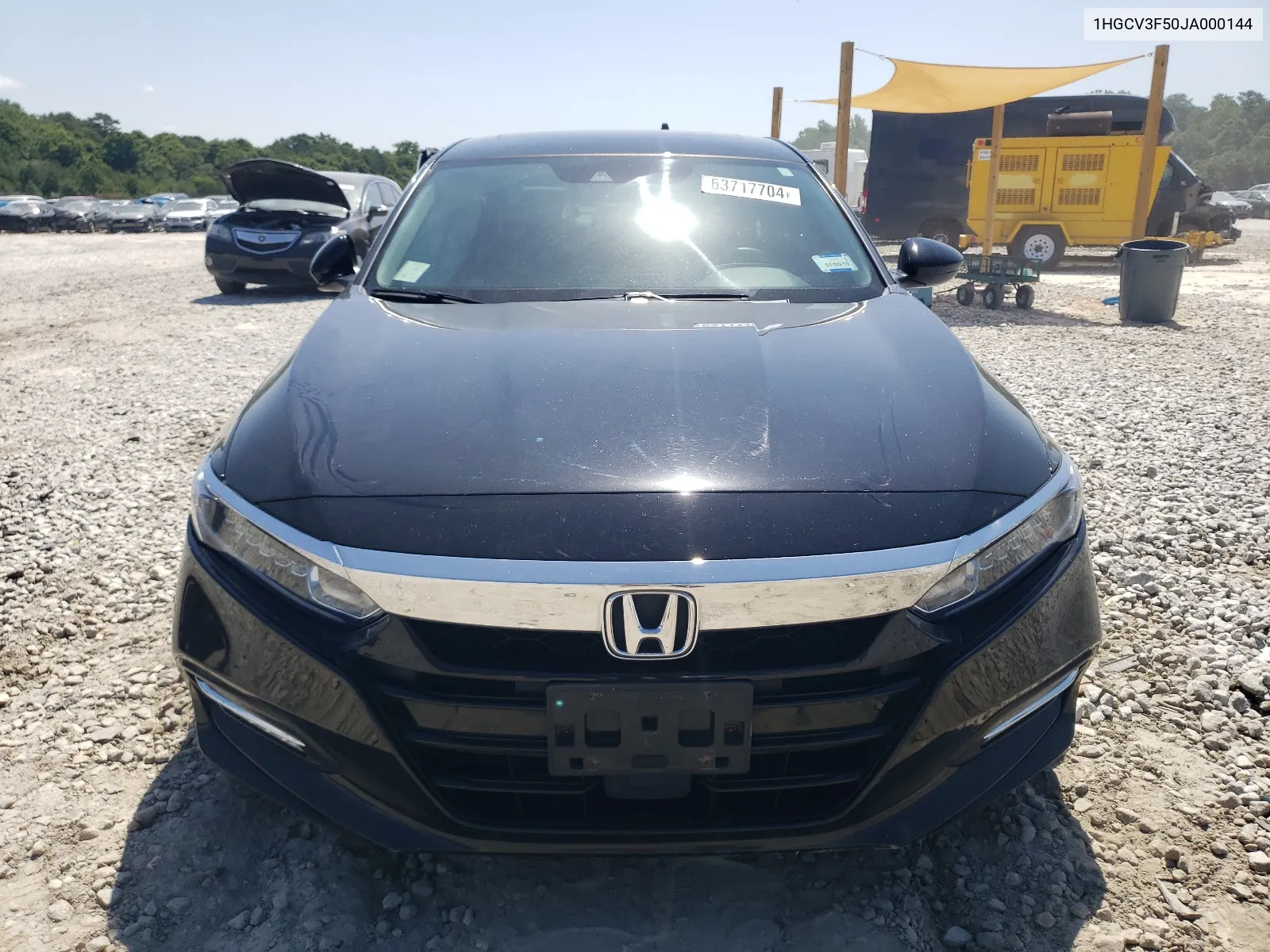 1HGCV3F50JA000144 2018 Honda Accord Hybrid Exl