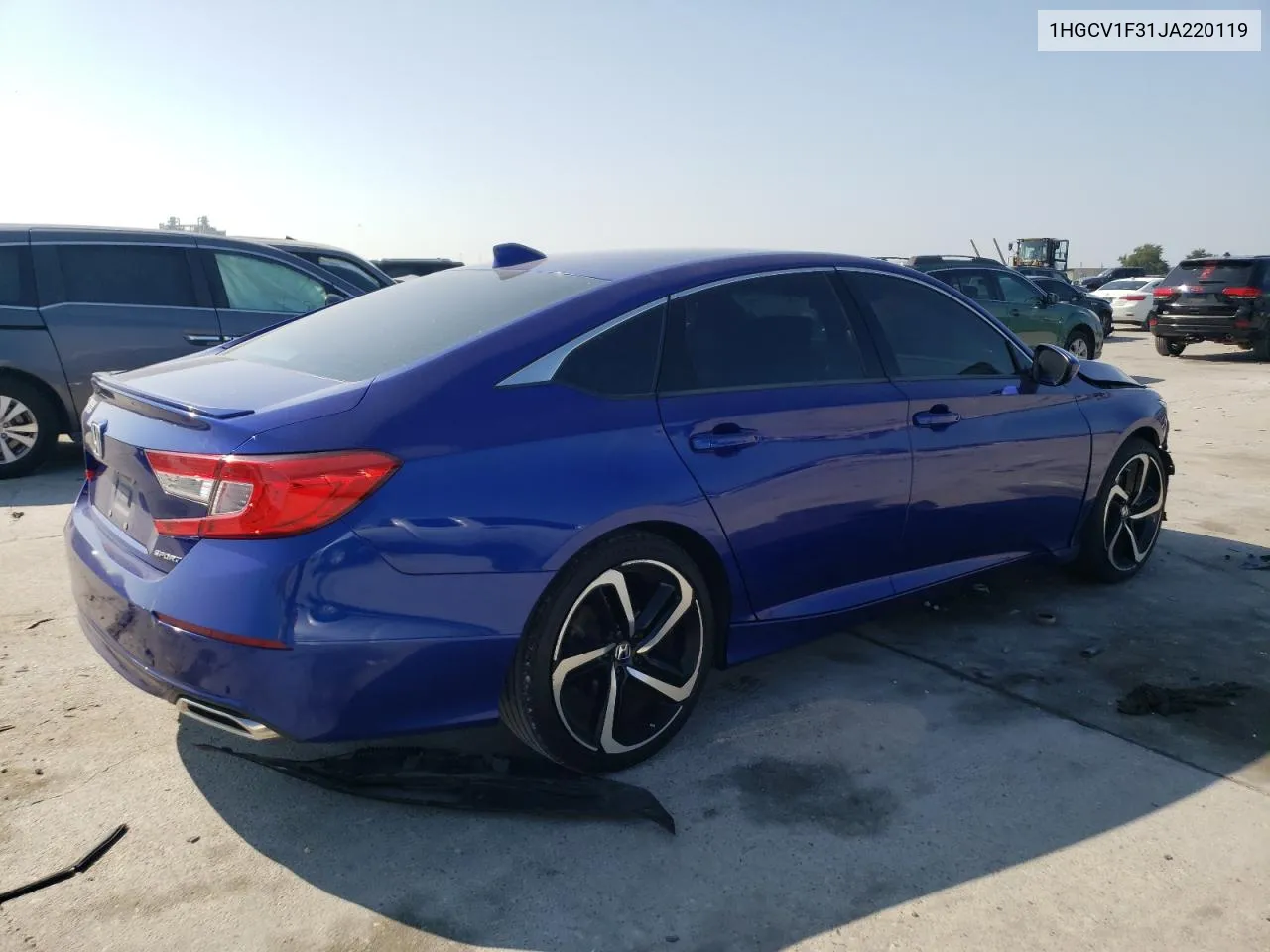 1HGCV1F31JA220119 2018 Honda Accord Sport