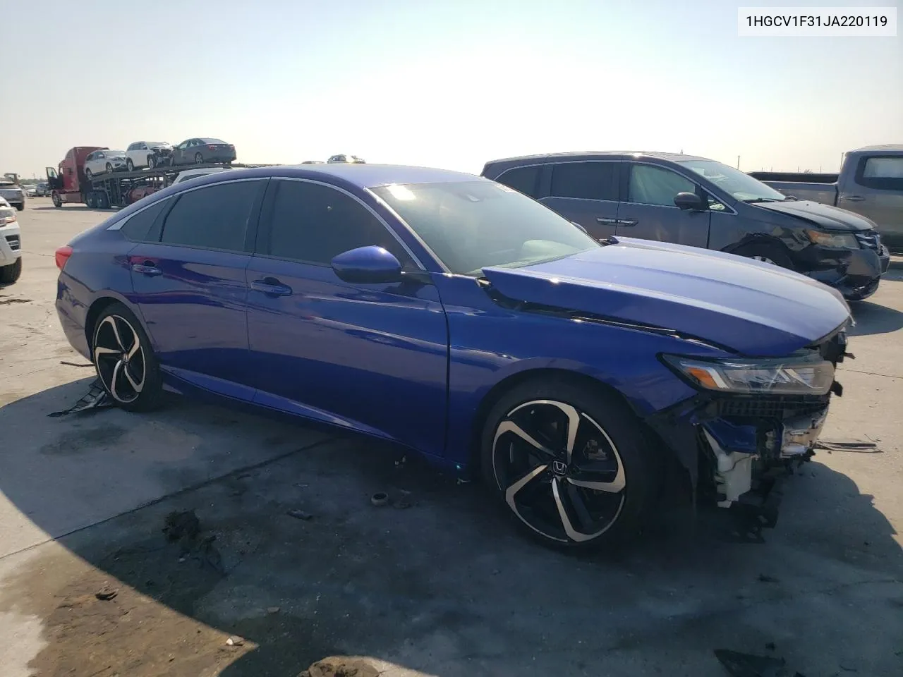 1HGCV1F31JA220119 2018 Honda Accord Sport