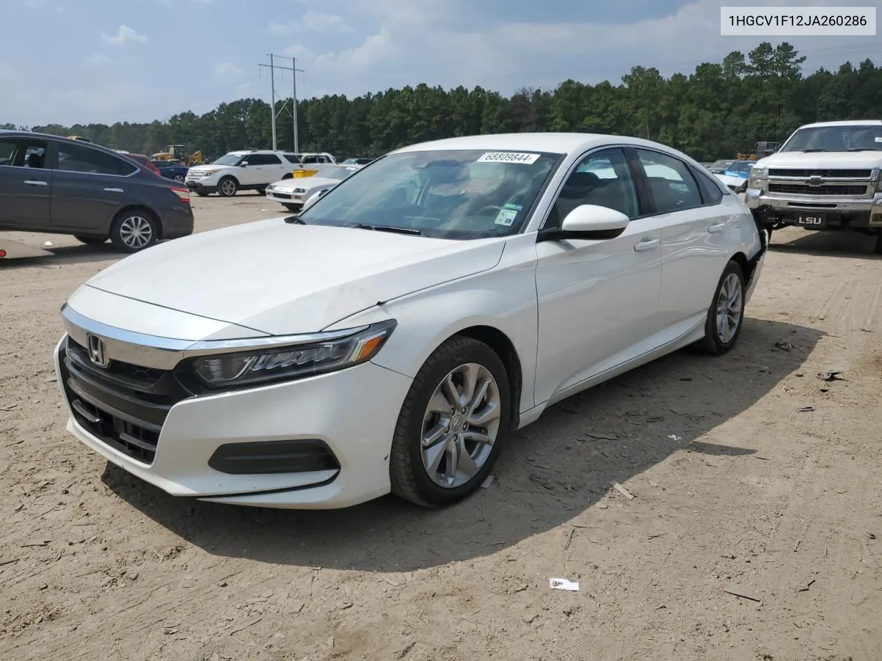 2018 Honda Accord Lx VIN: 1HGCV1F12JA260286 Lot: 68809844