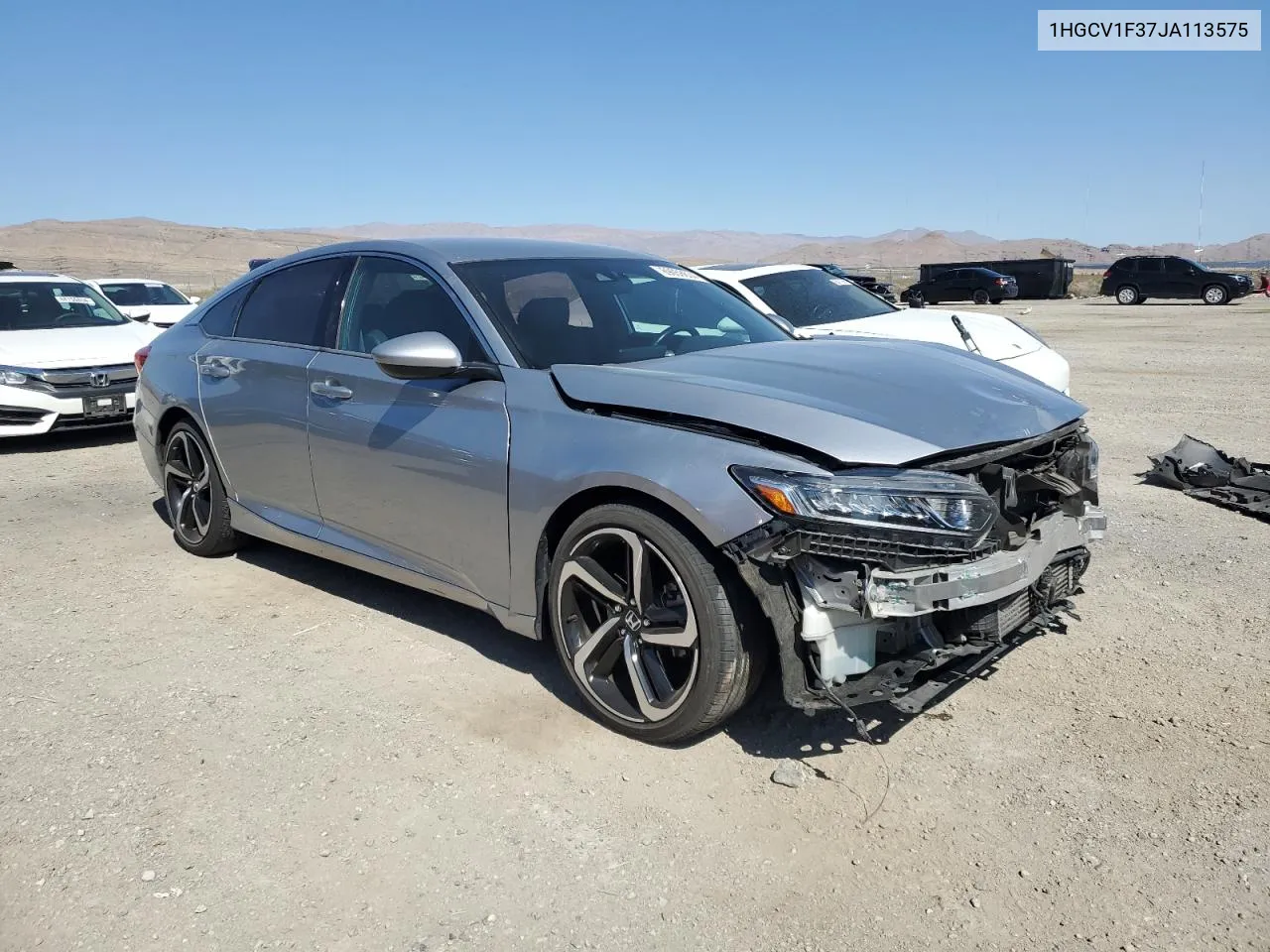 2018 Honda Accord Sport VIN: 1HGCV1F37JA113575 Lot: 69058634