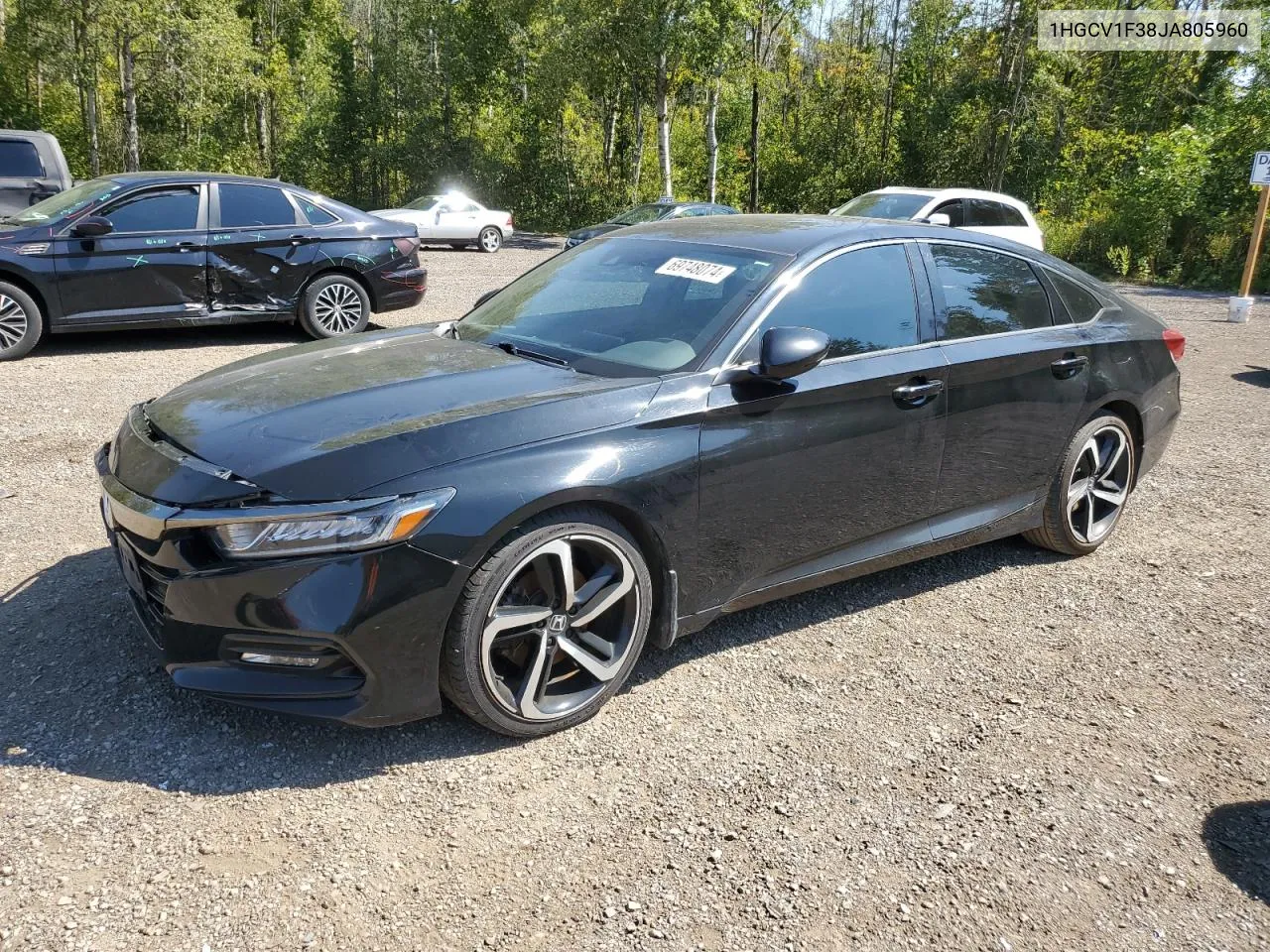 2018 Honda Accord Sport VIN: 1HGCV1F38JA805960 Lot: 69748074