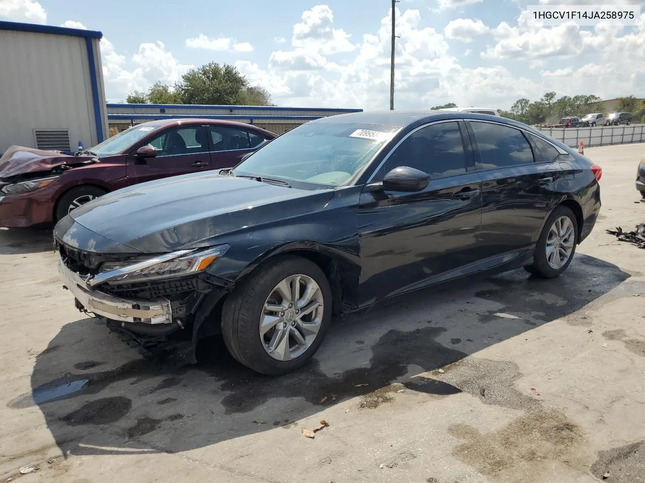 2018 Honda Accord Lx VIN: 1HGCV1F14JA258975 Lot: 70995744