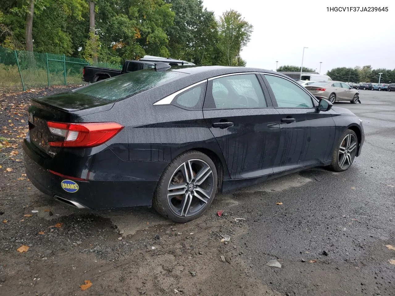 1HGCV1F37JA239645 2018 Honda Accord Sport