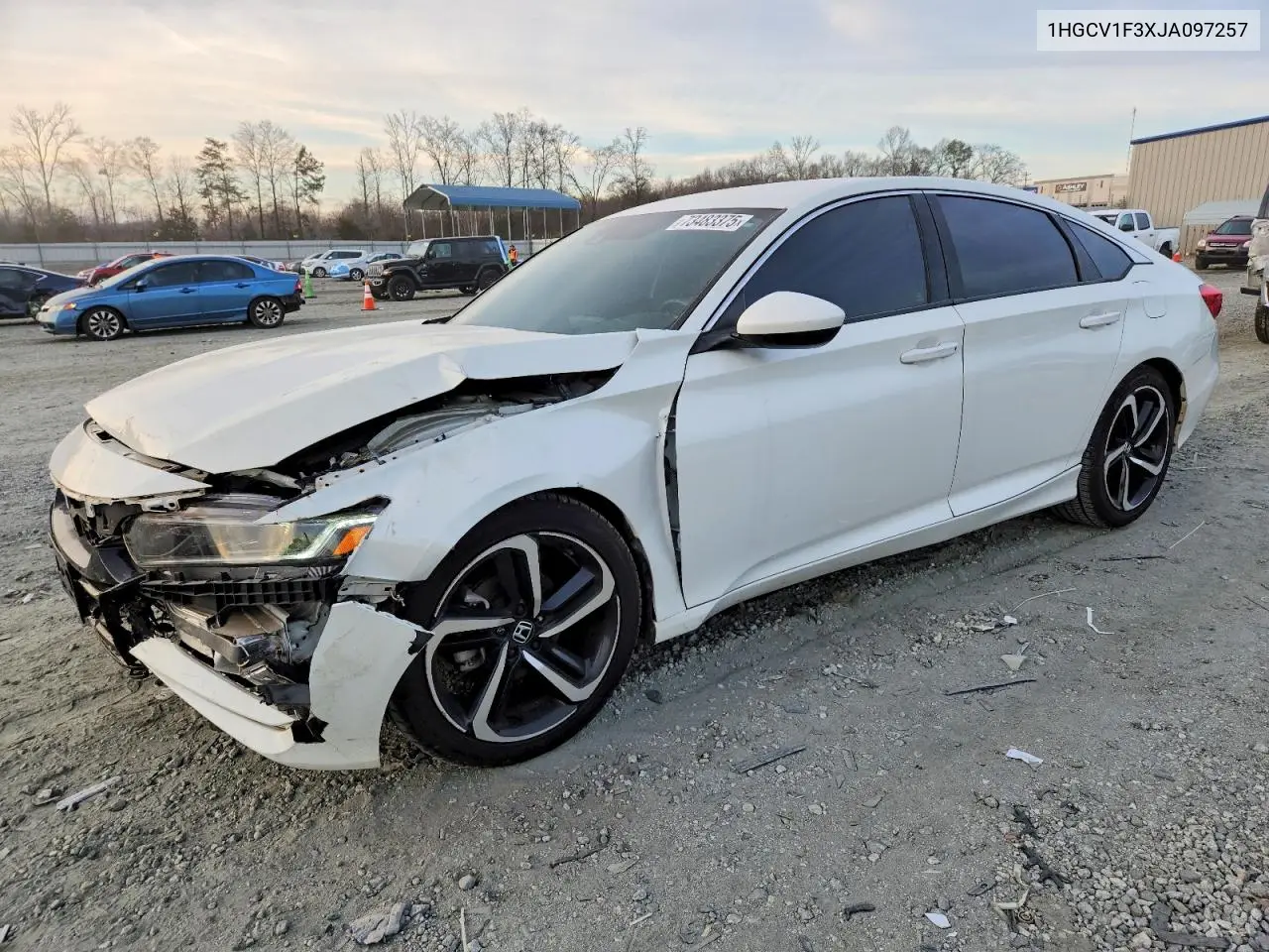 1HGCV1F3XJA097257 2018 Honda Accord Sport