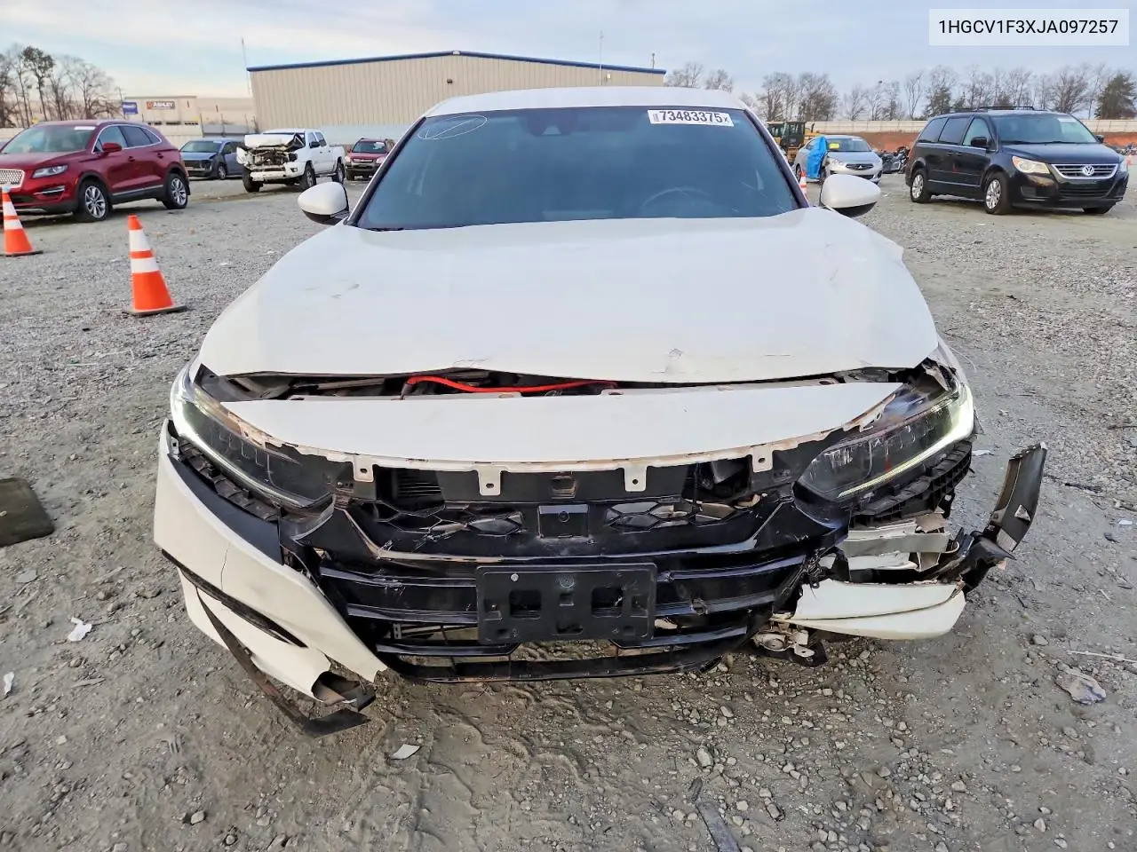1HGCV1F3XJA097257 2018 Honda Accord Sport