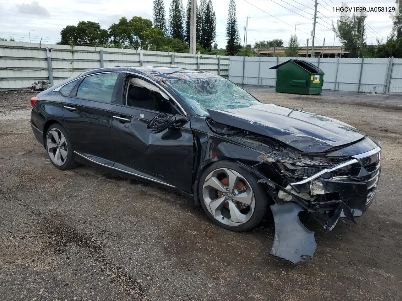 1HGCV1F99JA058129 2018 Honda Accord Touring
