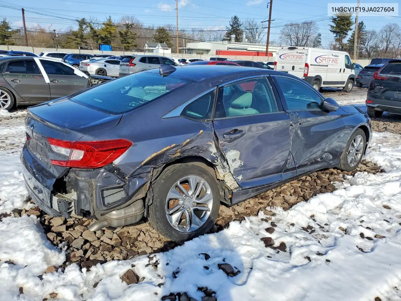 1HGCV1F19JA027604 2018 Honda Accord Lx