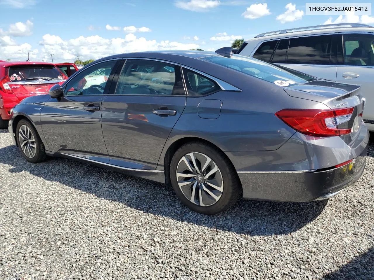 1HGCV3F52JA016412 2018 Honda Accord Hybrid Exl