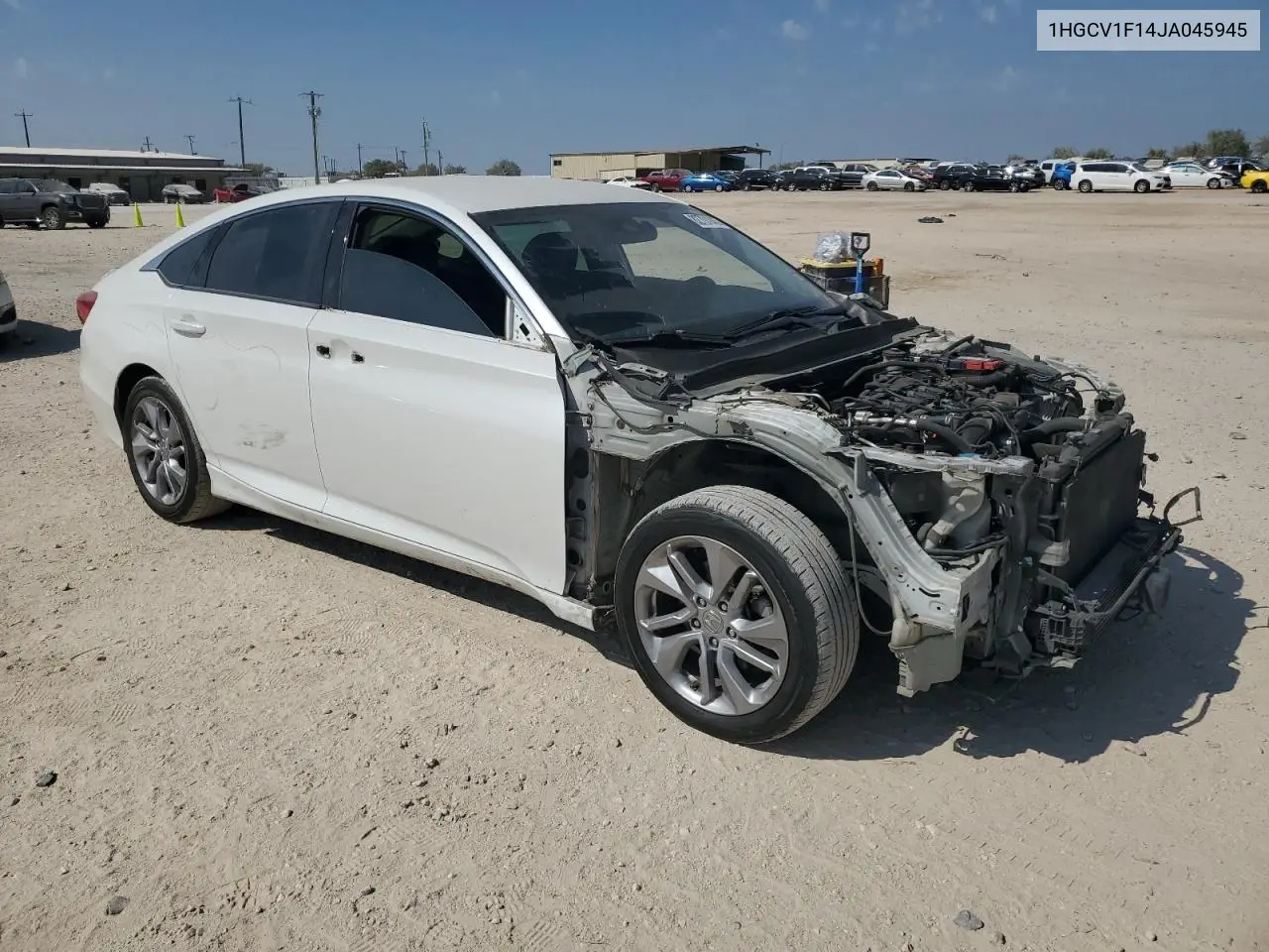 1HGCV1F14JA045945 2018 Honda Accord Lx