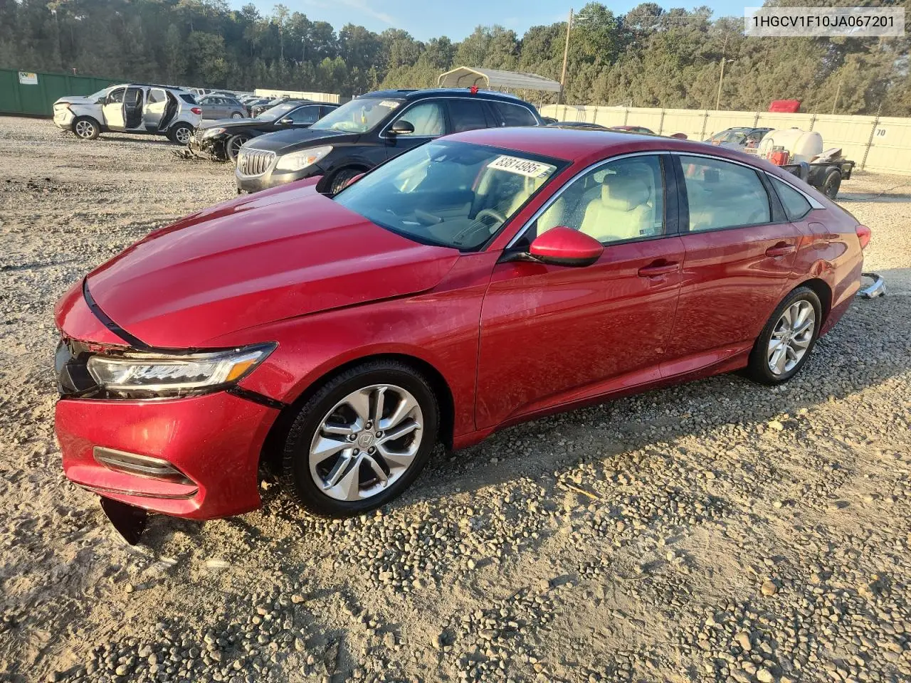 1HGCV1F10JA067201 2018 Honda Accord Lx