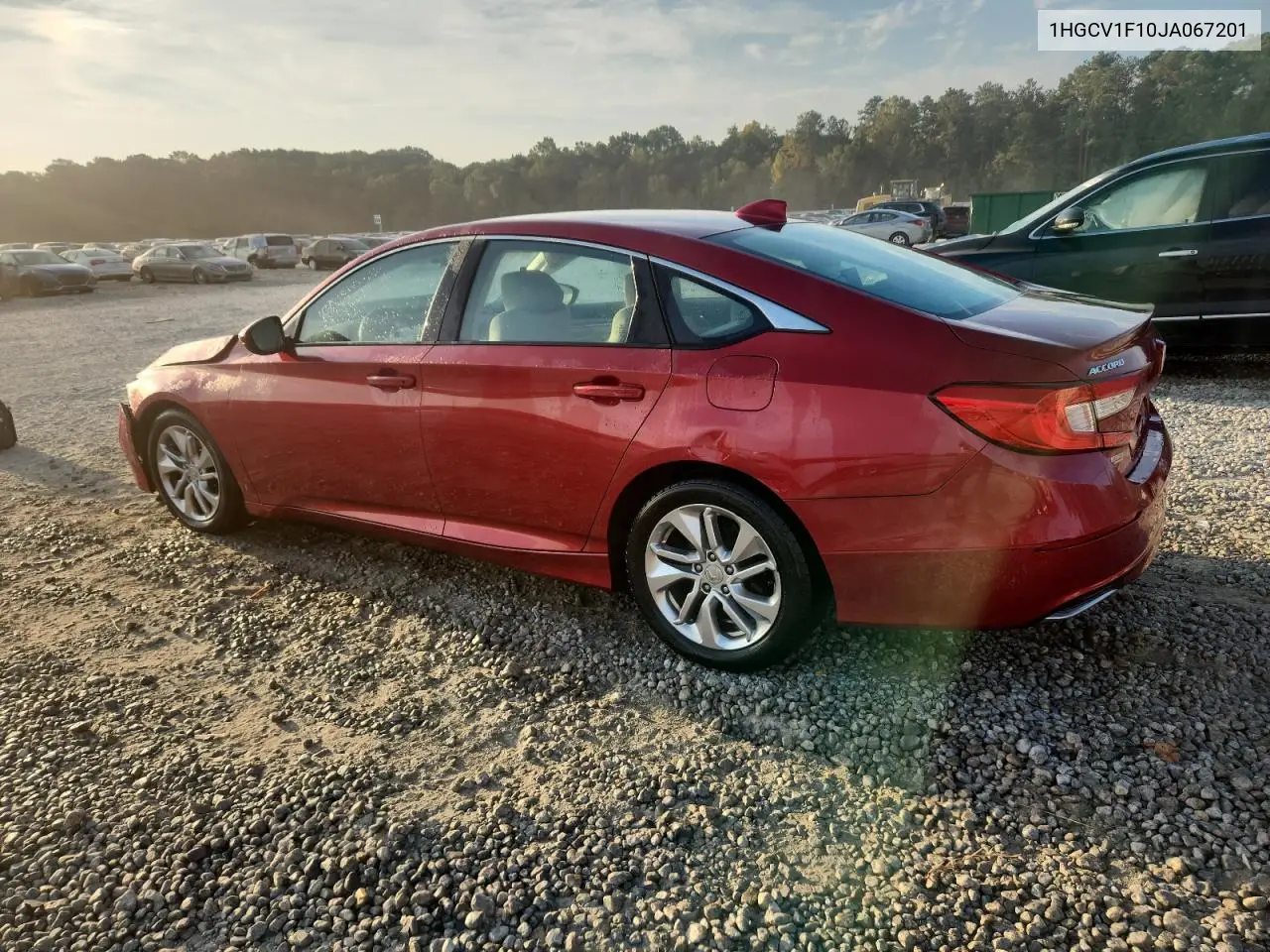 1HGCV1F10JA067201 2018 Honda Accord Lx