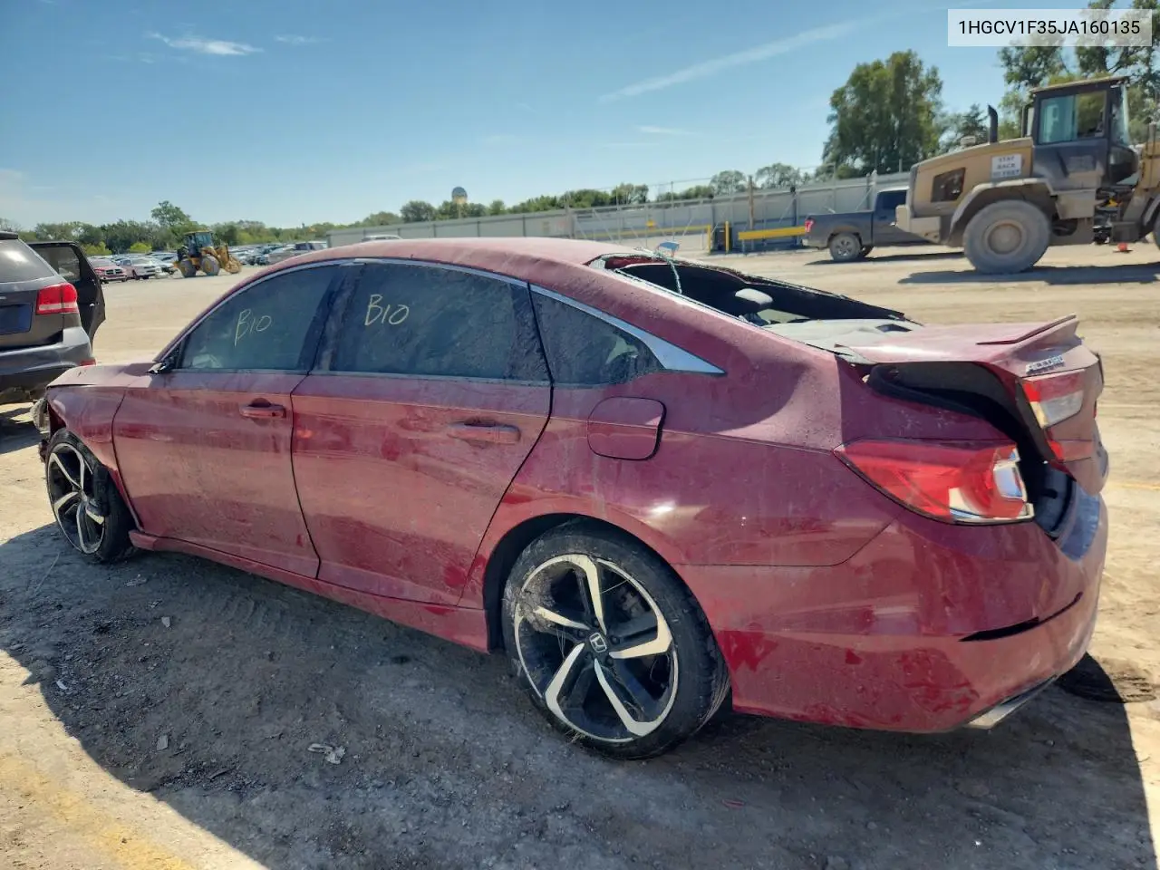 1HGCV1F35JA160135 2018 Honda Accord Sport