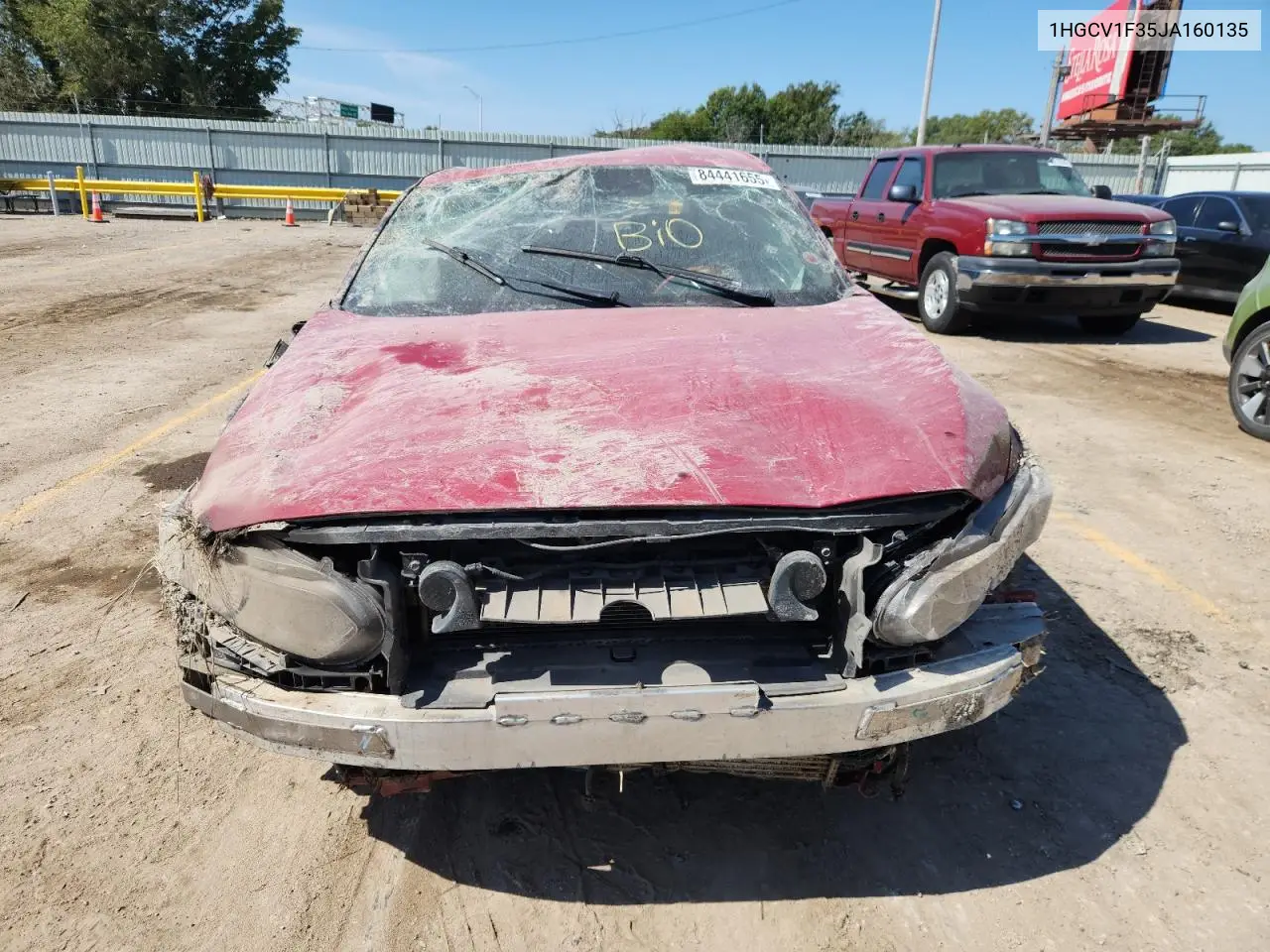 1HGCV1F35JA160135 2018 Honda Accord Sport