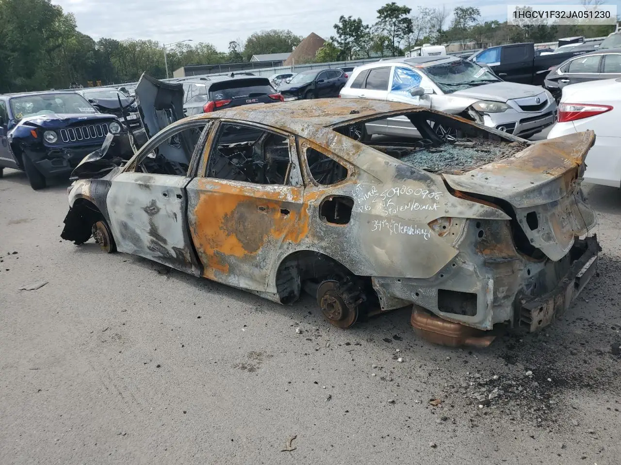 1HGCV1F32JA051230 2018 Honda Accord Sport