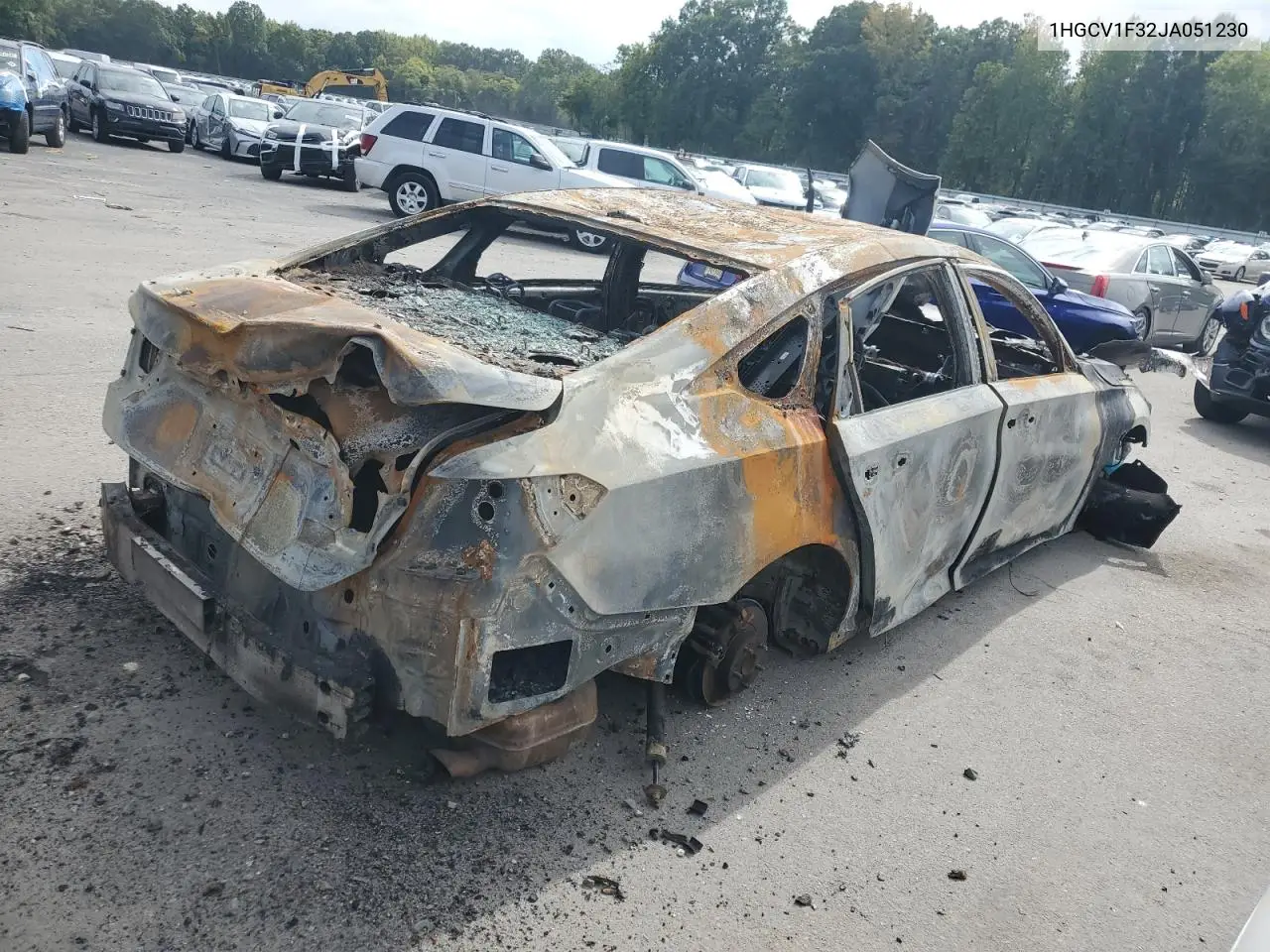 1HGCV1F32JA051230 2018 Honda Accord Sport