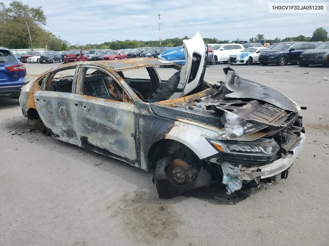 1HGCV1F32JA051230 2018 Honda Accord Sport