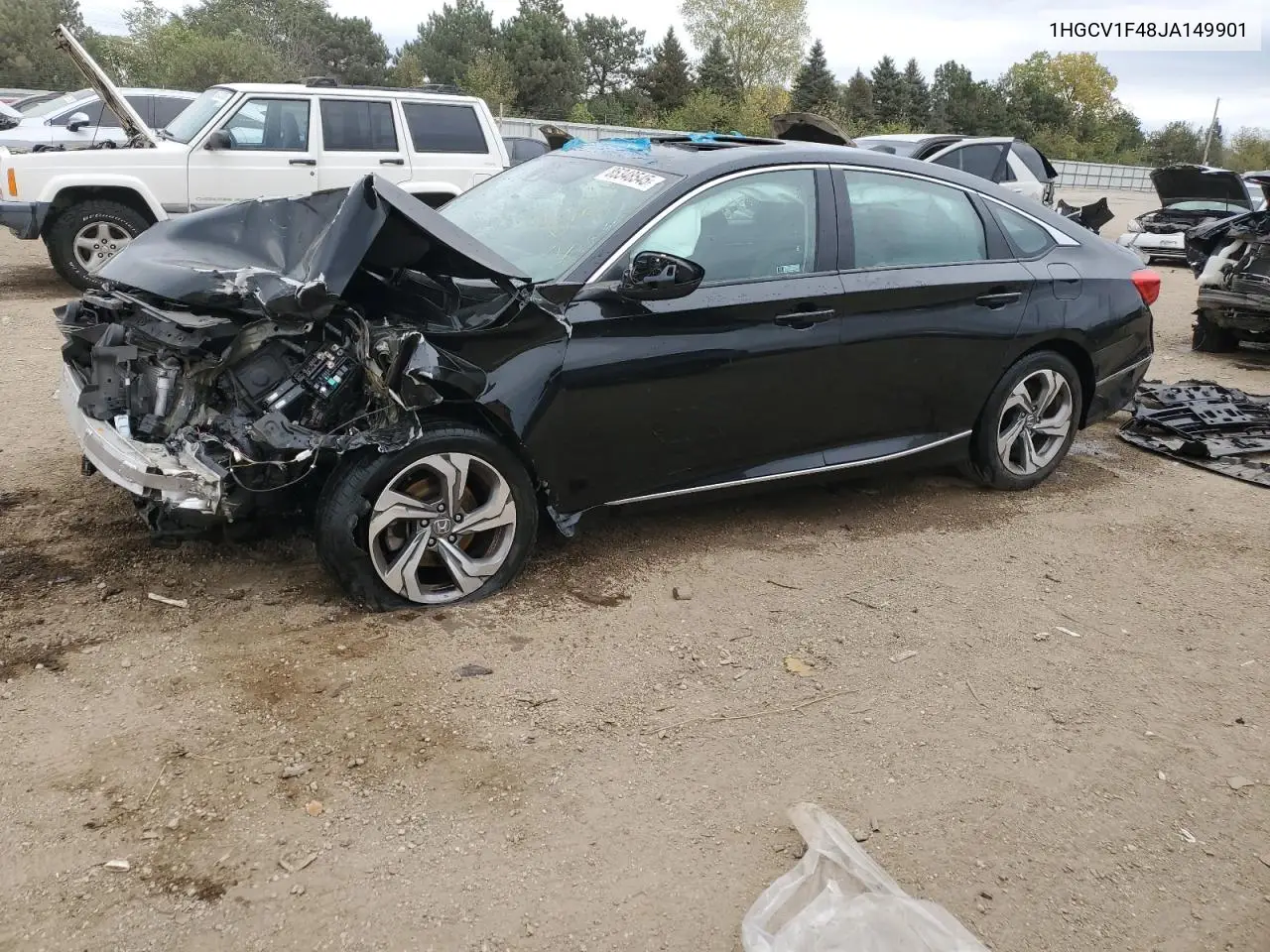 1HGCV1F48JA149901 2018 Honda Accord Ex