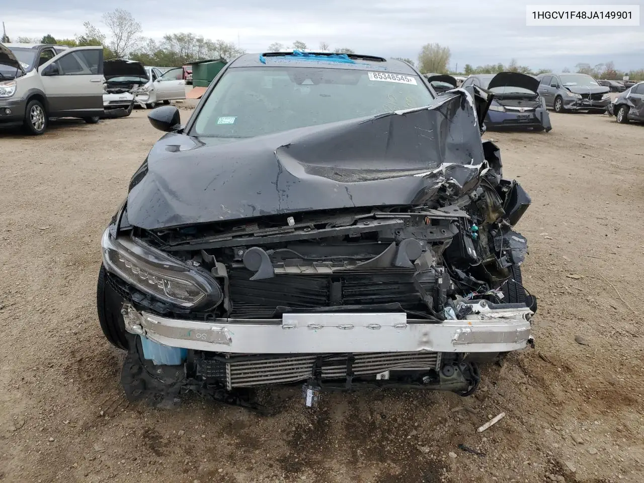 1HGCV1F48JA149901 2018 Honda Accord Ex