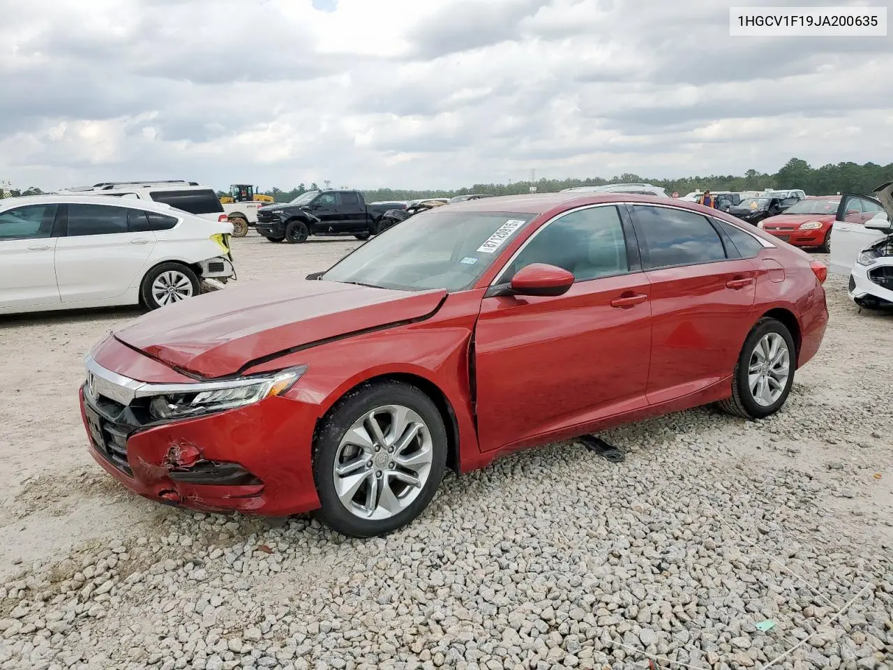 1HGCV1F19JA200635 2018 Honda Accord Lx