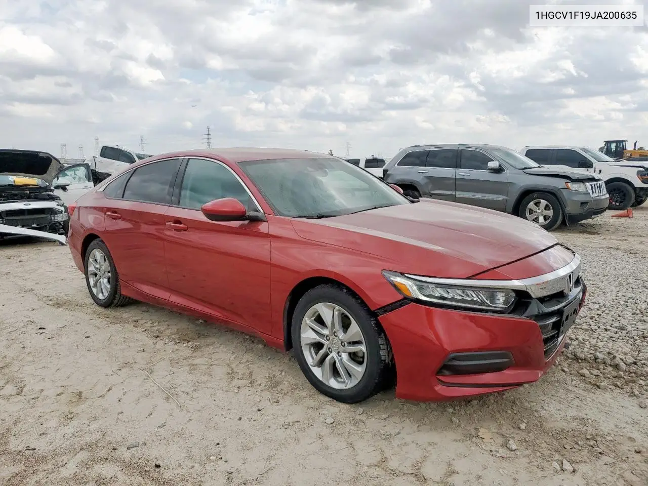 1HGCV1F19JA200635 2018 Honda Accord Lx
