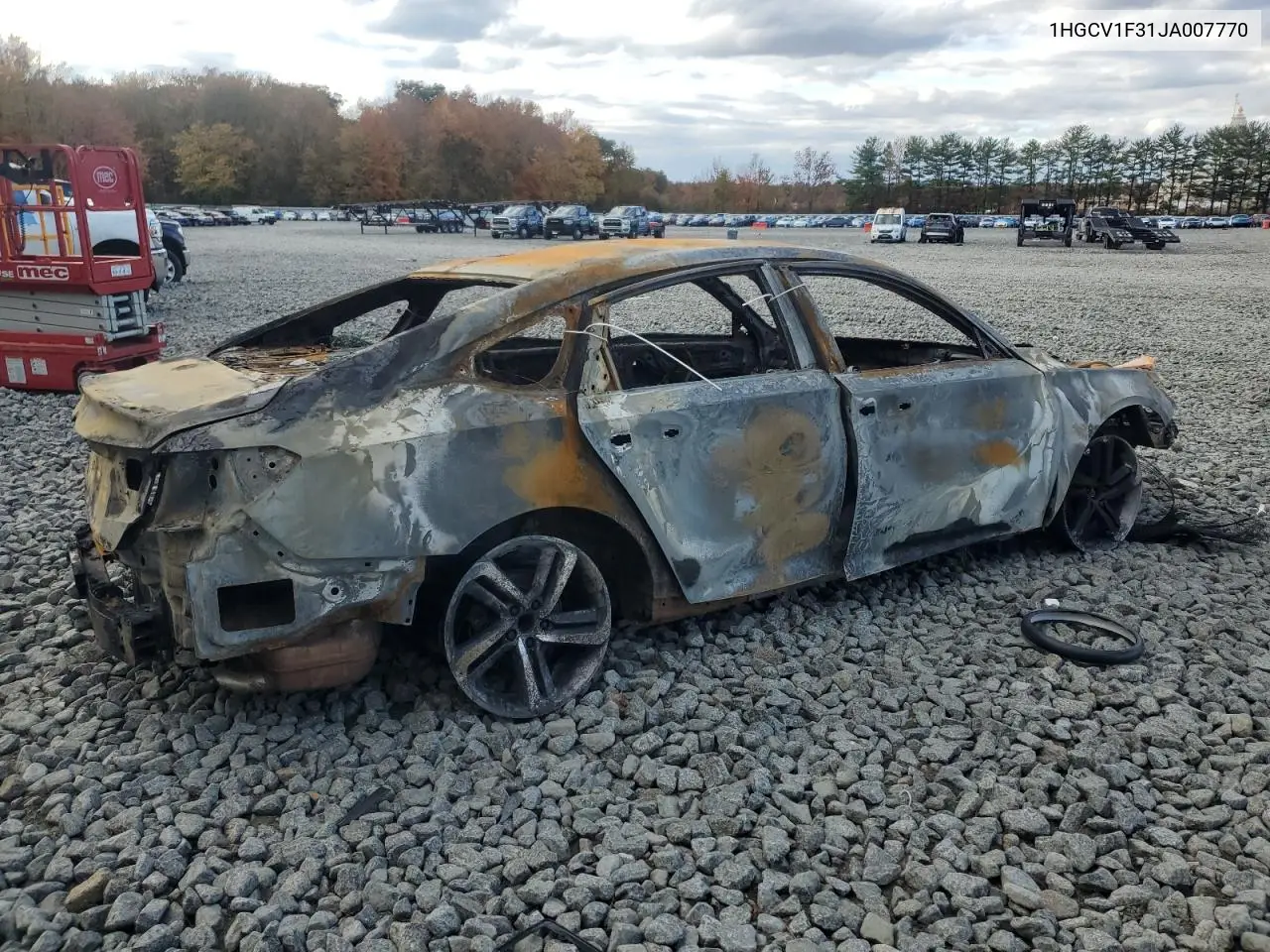 1HGCV1F31JA007770 2018 Honda Accord Sport
