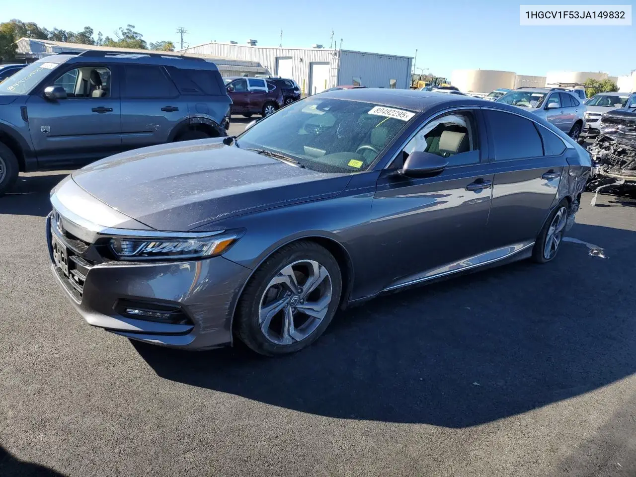 1HGCV1F53JA149832 2018 Honda Accord Exl