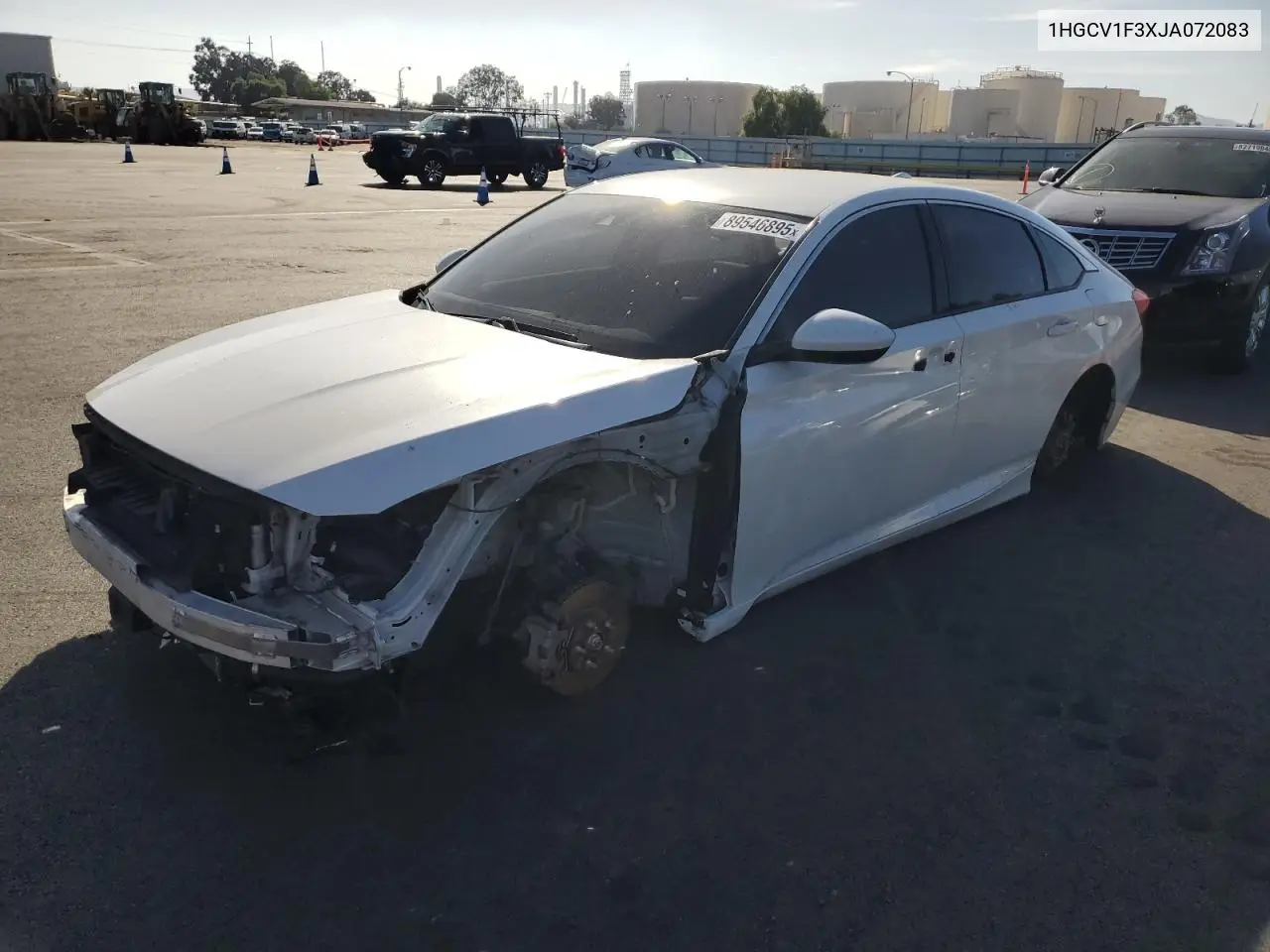 1HGCV1F3XJA072083 2018 Honda Accord Sport