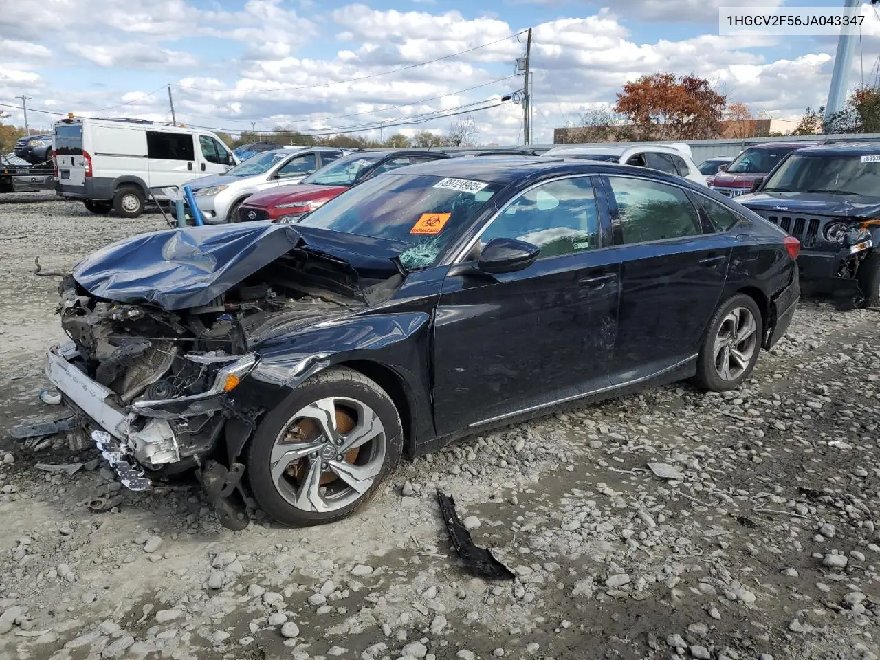 1HGCV2F56JA043347 2018 Honda Accord Exl