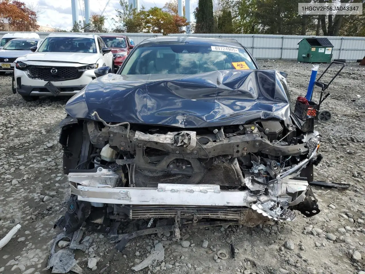 1HGCV2F56JA043347 2018 Honda Accord Exl