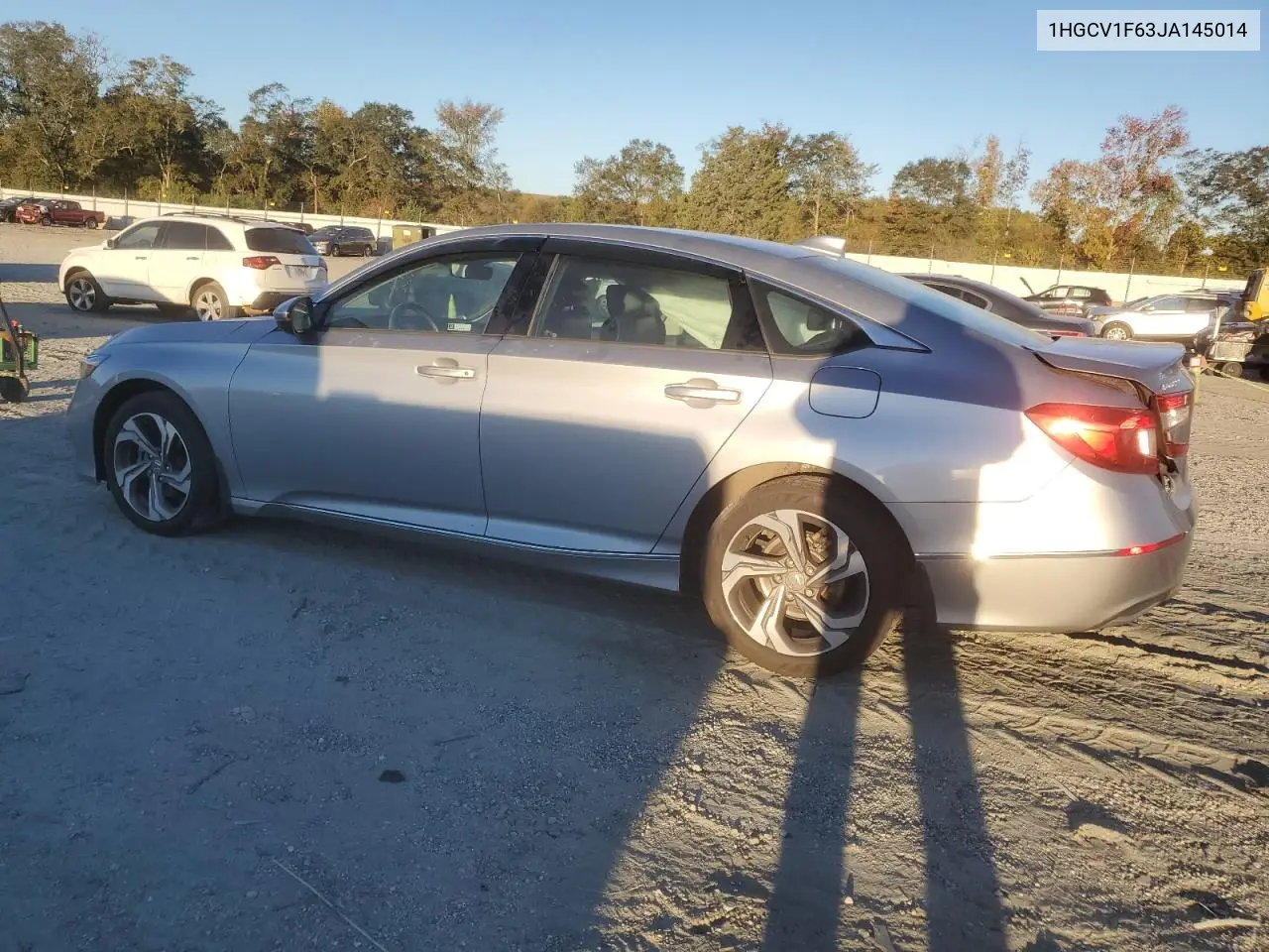 1HGCV1F63JA145014 2018 Honda Accord Exl