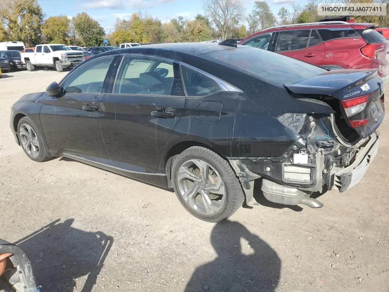 1HGCV1F43JA077411 2018 Honda Accord Ex