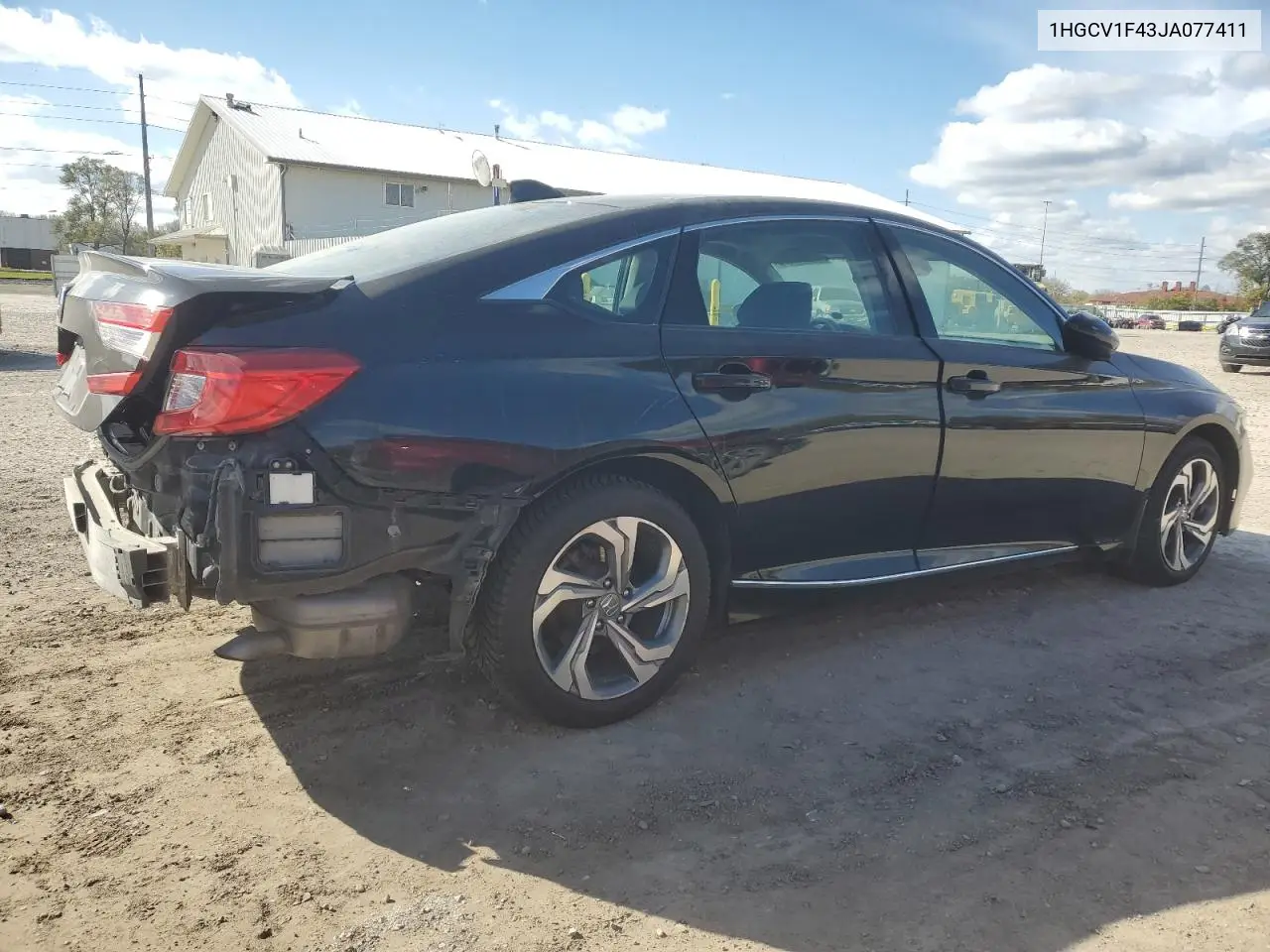 1HGCV1F43JA077411 2018 Honda Accord Ex