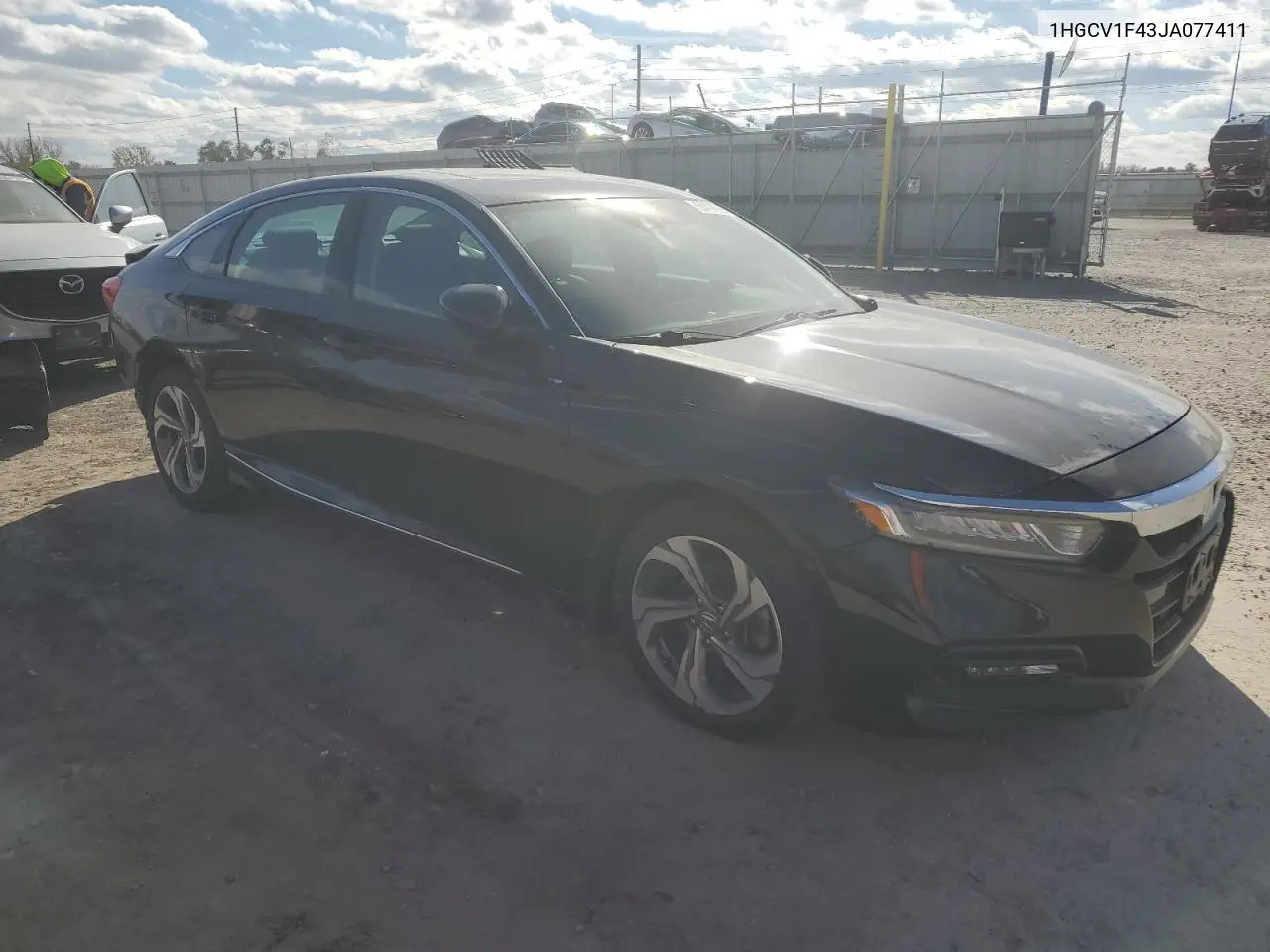 1HGCV1F43JA077411 2018 Honda Accord Ex
