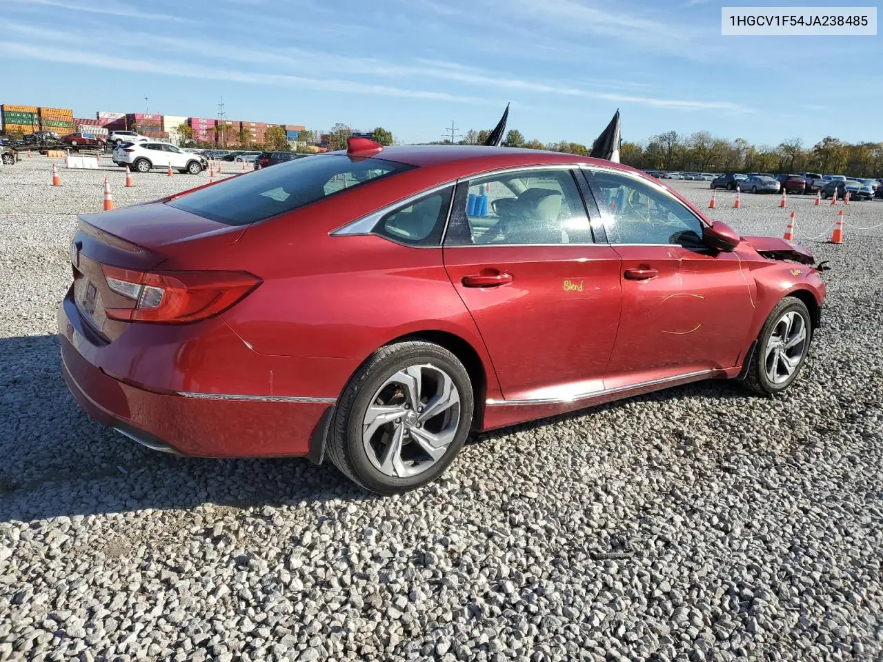 1HGCV1F54JA238485 2018 Honda Accord Exl