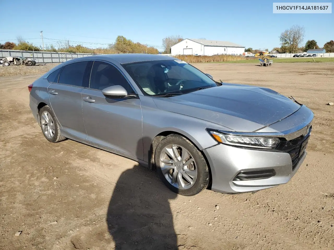 1HGCV1F14JA181637 2018 Honda Accord Lx