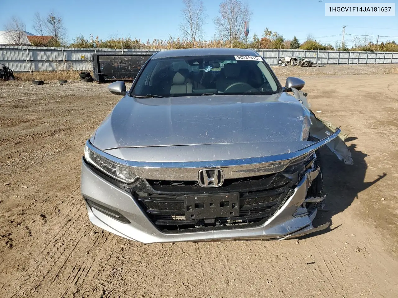 1HGCV1F14JA181637 2018 Honda Accord Lx