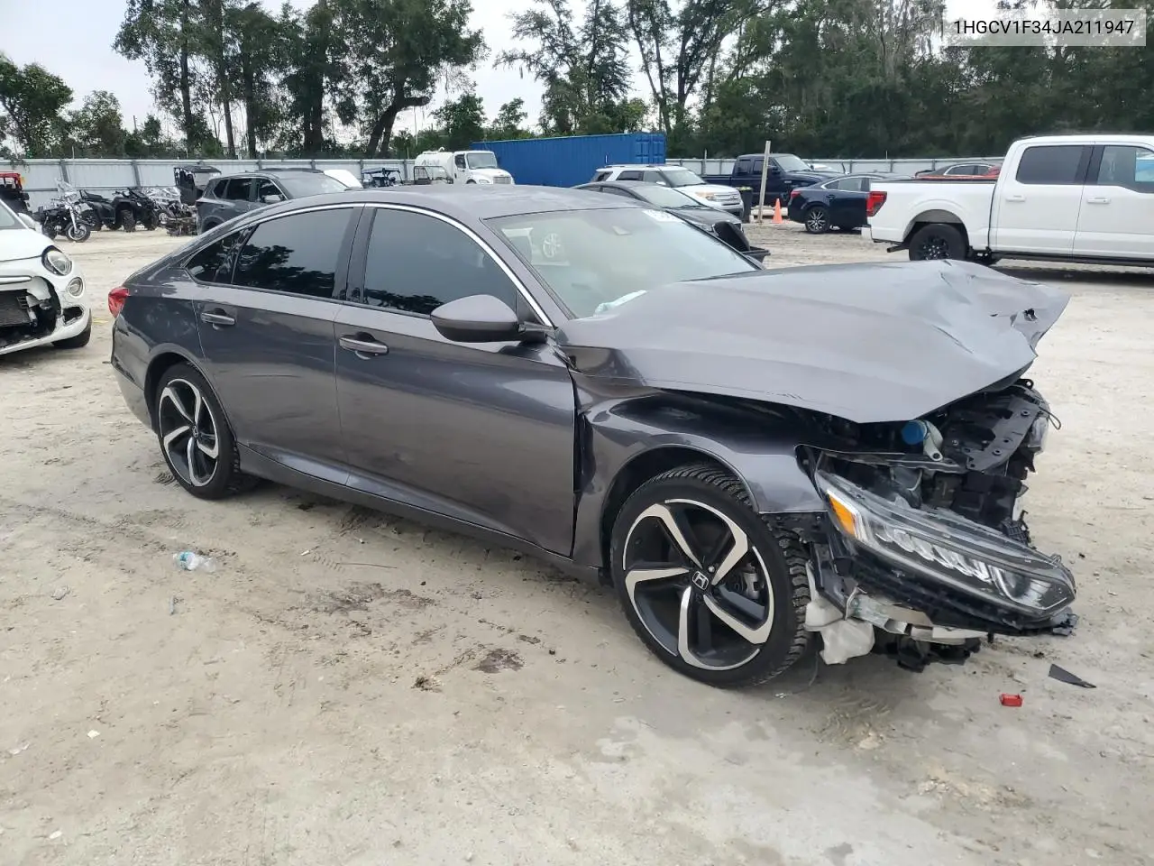 1HGCV1F34JA211947 2018 Honda Accord Sport