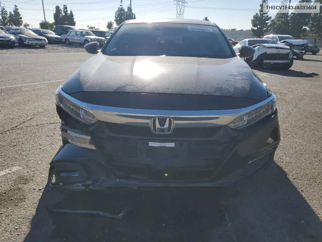 1HGCV1F43JA033604 2018 Honda Accord Ex