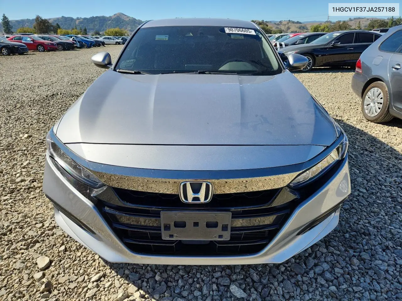 1HGCV1F37JA257188 2018 Honda Accord Sport