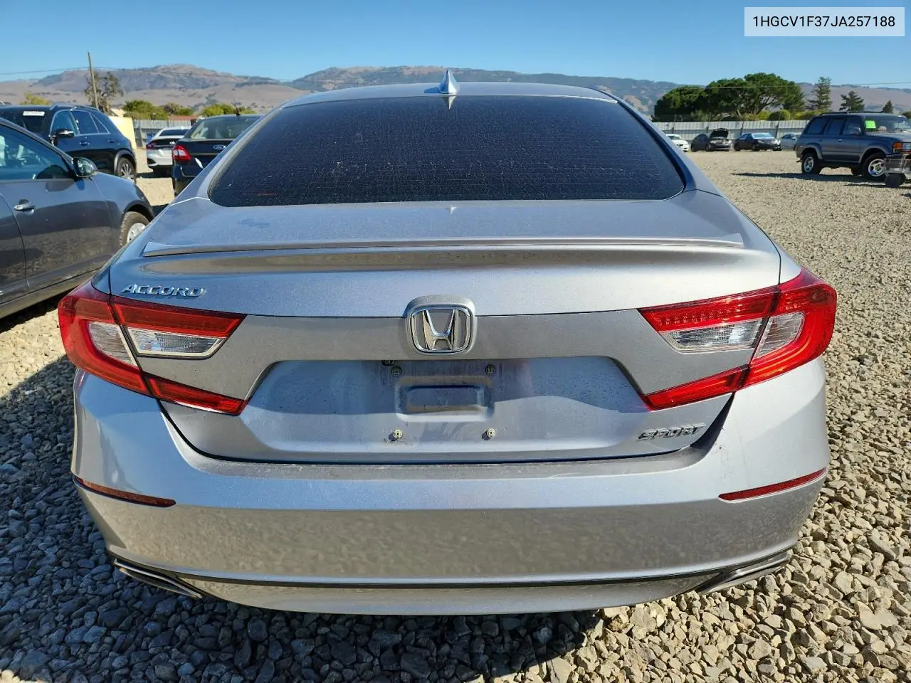 1HGCV1F37JA257188 2018 Honda Accord Sport