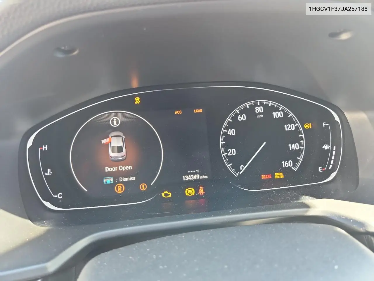 1HGCV1F37JA257188 2018 Honda Accord Sport