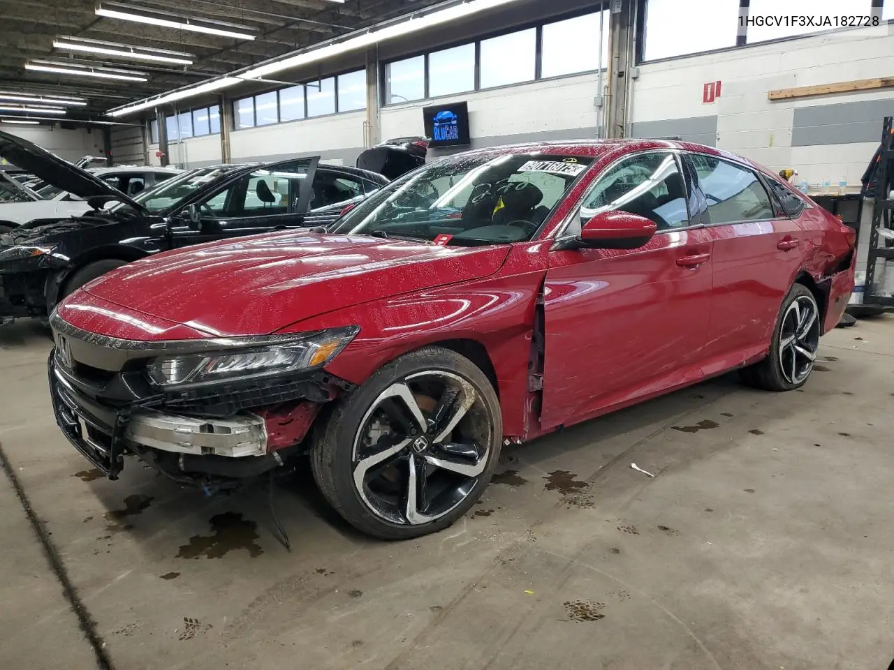 1HGCV1F3XJA182728 2018 Honda Accord Sport
